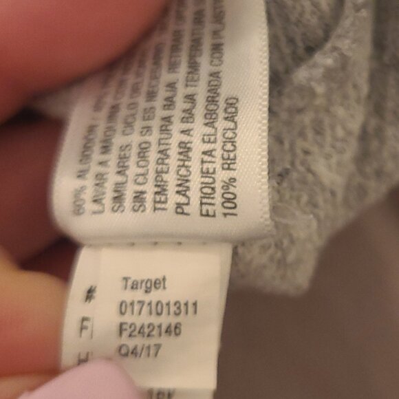 Mossimo Supply Co. Gray Lightweight Hoodie Sweatshirt | Size Large - Picture 9 of 11